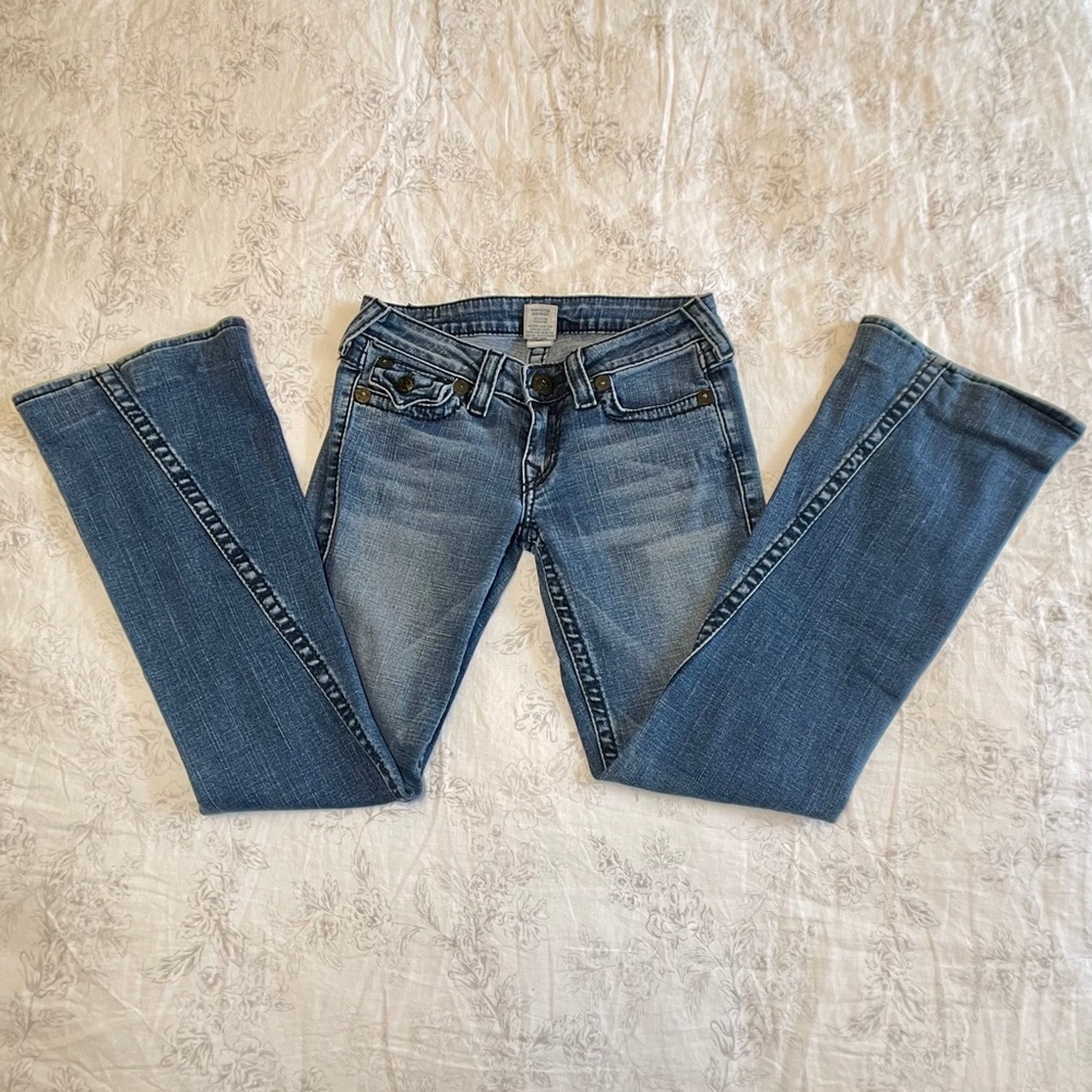 Vintage True Religion Size 27 Flare Hippy Jeans